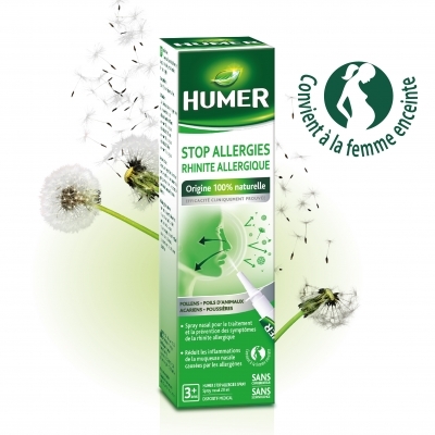 Humer Stop Allergies : prévention et traitement des symptômes de la rhinite allergique